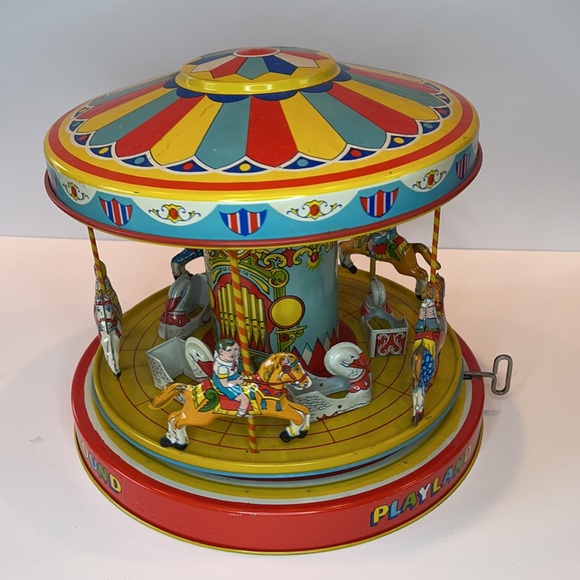 J Chein & Co Musical Merry Go Round - Picture 12 of 17